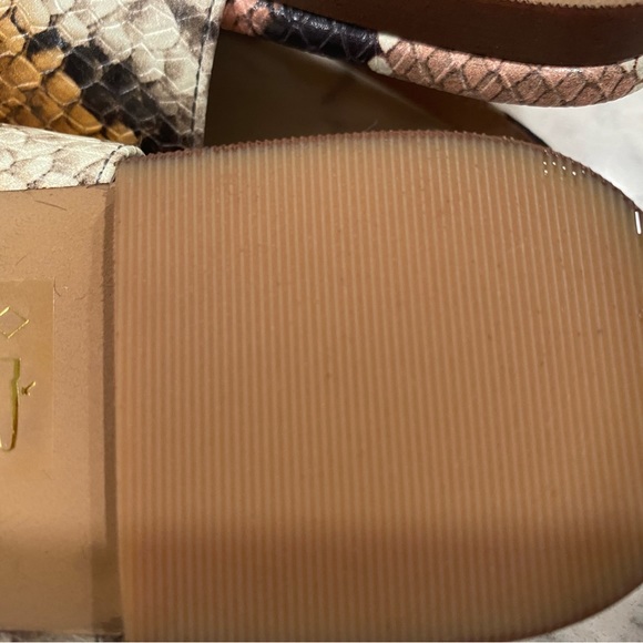 MADEWELL Margo Size 6.5 Leather Slingback Flats Pointed Snakeskin Shoes. - Picture 12 of 12